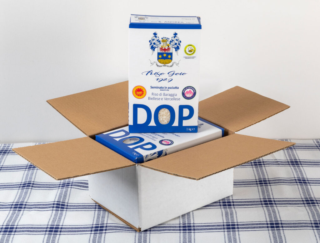 Riso S.Andrea di Baraggia Biellese Vercellese DOP 1kg - 2 pezzi