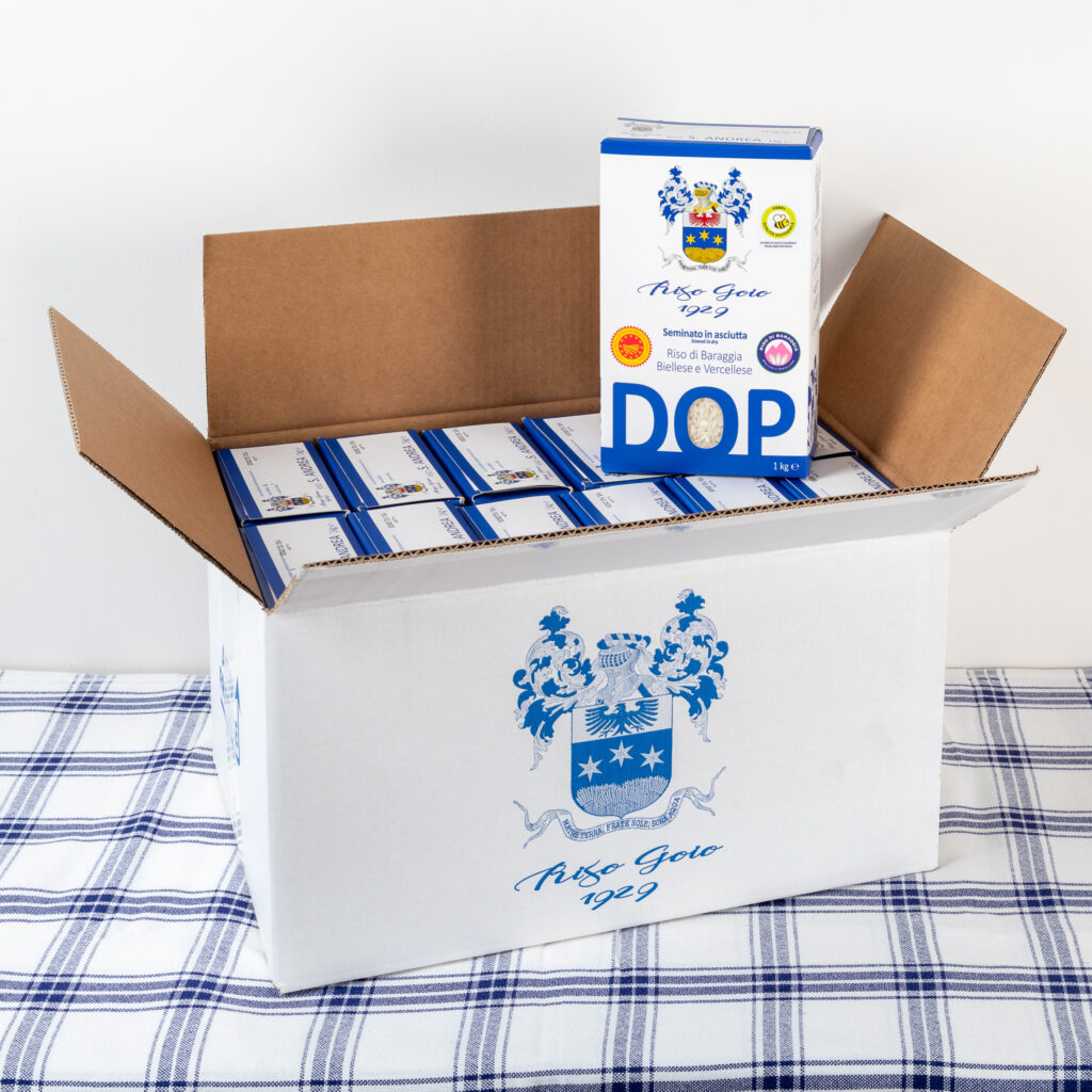 Riso S. Andrea di Baraggia Biellese Vercellese DOP 1kg - 12 pezzi