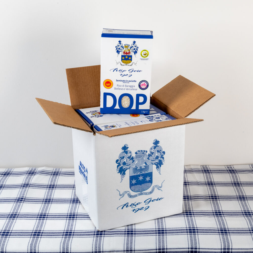 Riso S. Andrea di Baraggia Biellese Vercellese DOP 1kg - 6 pezzi