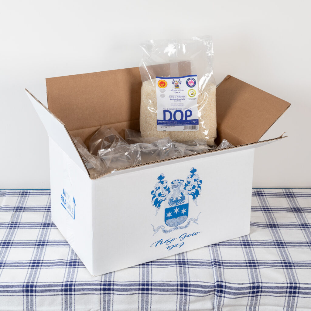 Riso S.Andrea di Baraggia Biellese Vercellese DOP 2kg - 6 pezzi