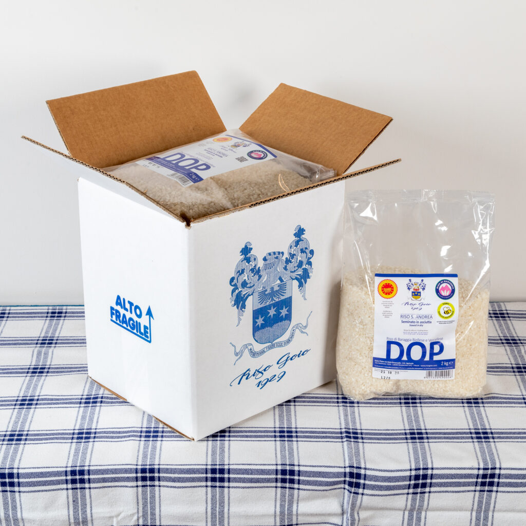 Riso S.Andrea di Baraggia Biellese Vercellese DOP 2kg - 3 pezzi